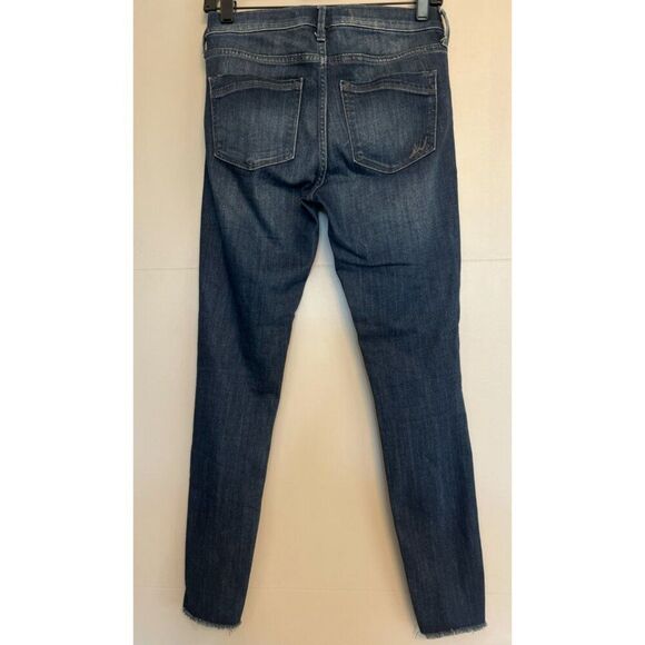 Express Women Ankle Legging Mid-Rise Jean Size 0R - Picture 2 of 10